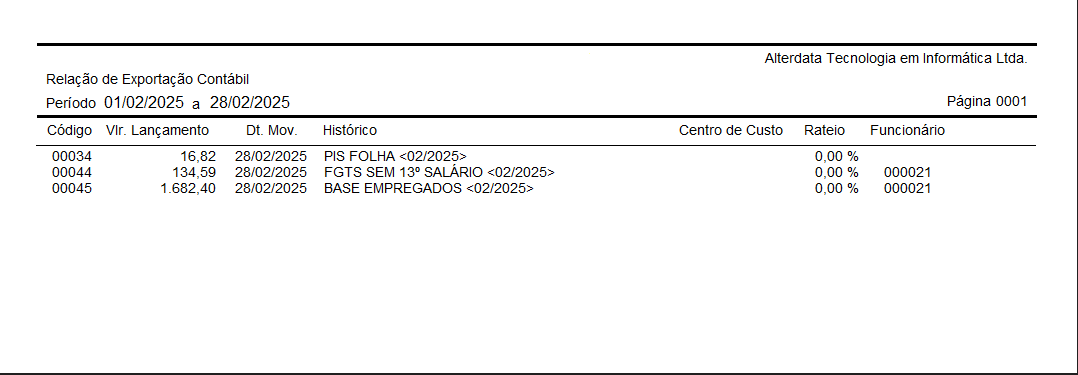 Integração Contábil Entendendo os valores do Resumo Geral exportados