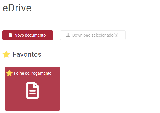 eDrive - Documentos Favoritos