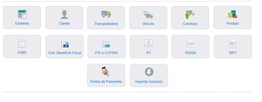 Cadastros_ Funcionalidades_NFeasy Emissor