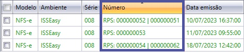 Gerenciamento de Notas NFeasy Emissor