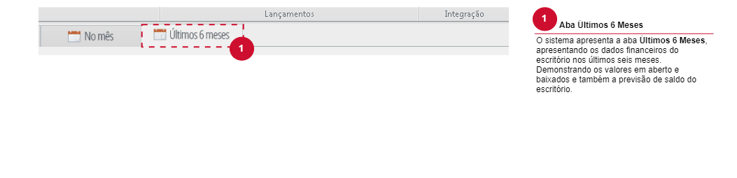 Pack Financeiro - Aba Últimos 6 Meses