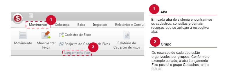 Pack Financeiro - Abas Grupos