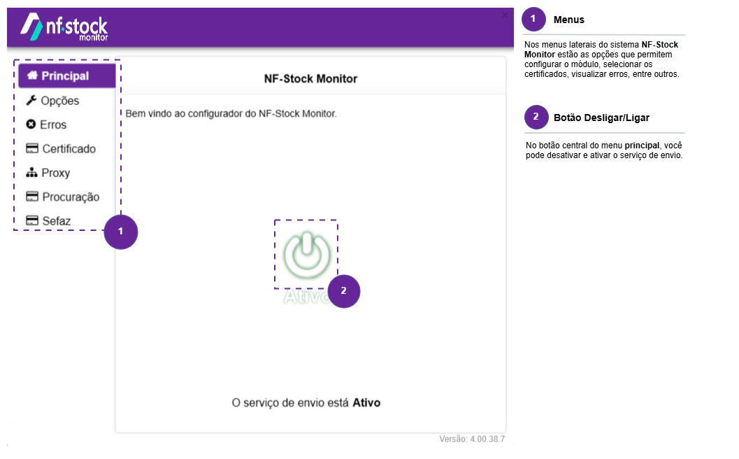Visão Geral NF Monitor