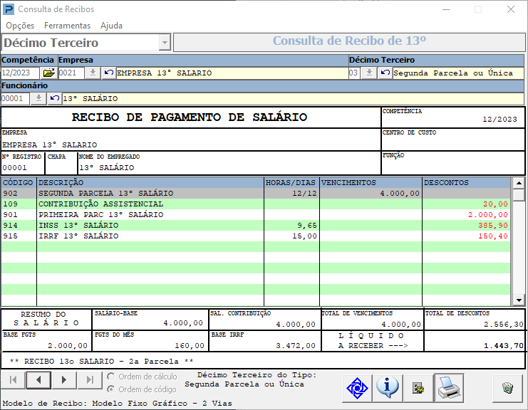 Fp1871 13° Salário Como é Realizado O Cálculo Do Irrf Na Quitação Após O Pagamento Da 2ª 8713